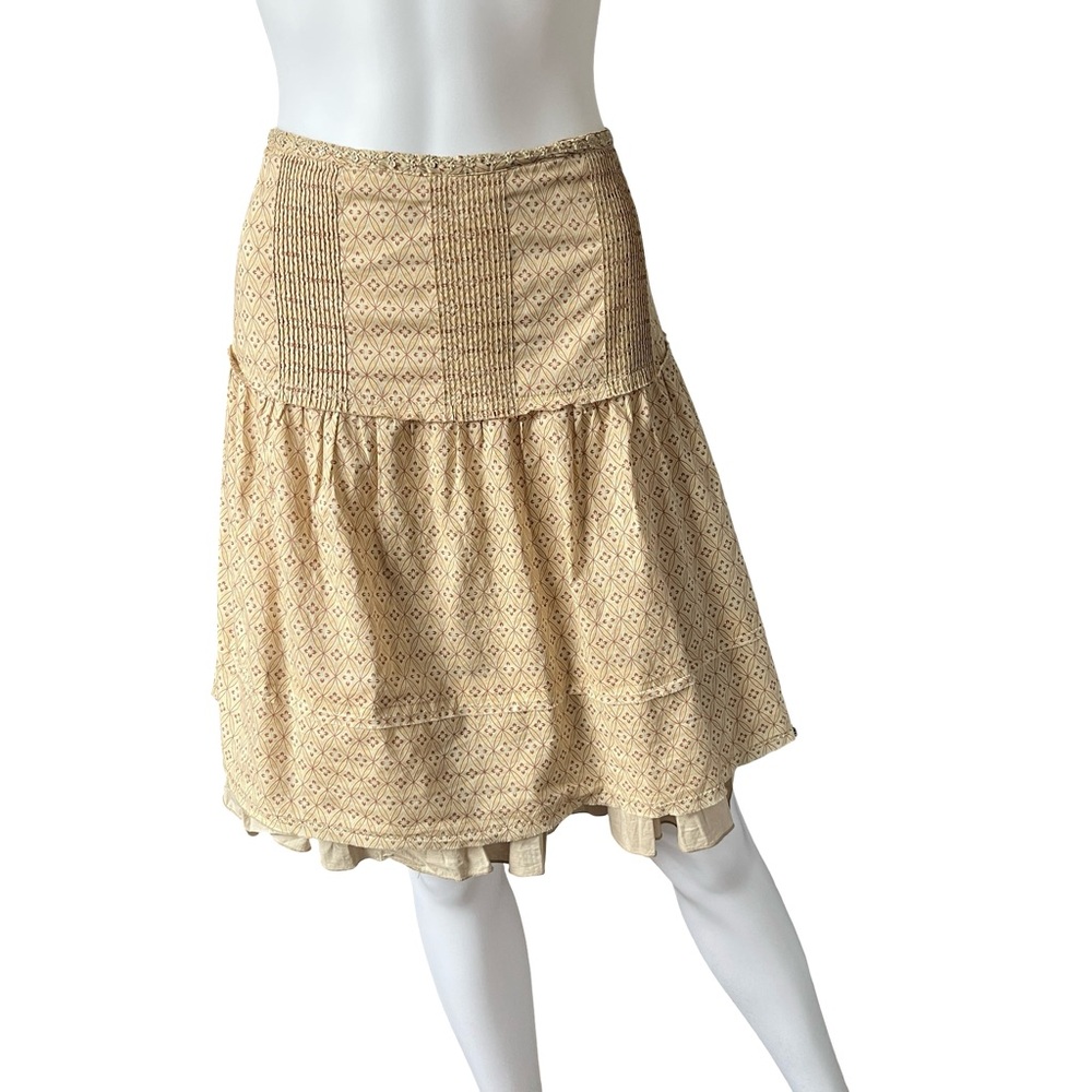 Vintage Y2K American Eagle Skirt Boho Cowgirl Country Cotton Womens Size 6